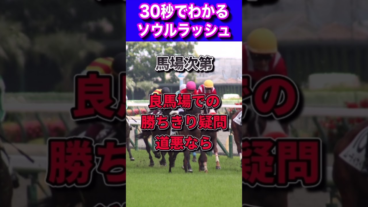 【安田記念2023】30秒でわかるソウルラッシュ