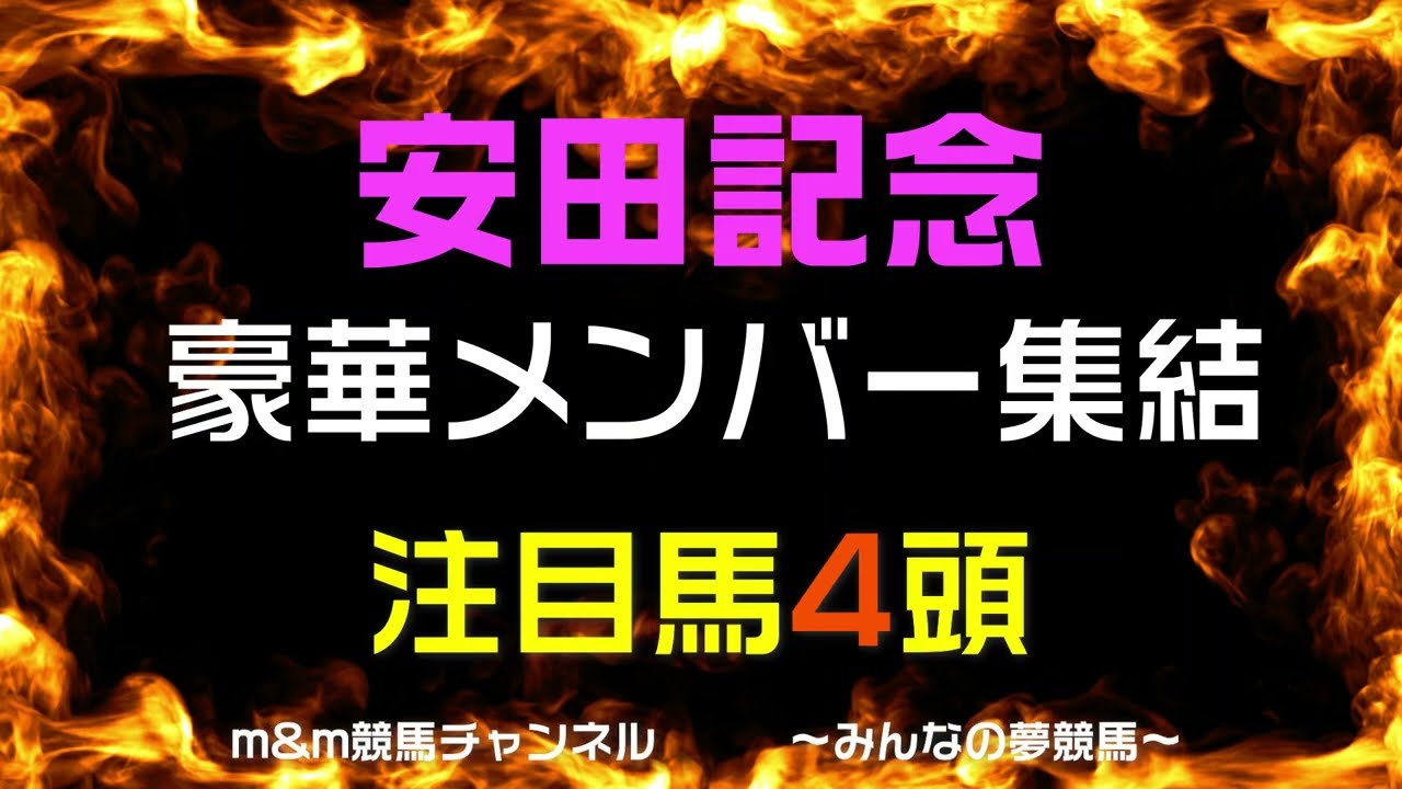安田記念2023　注目馬4頭　豪華メンバーで悩む