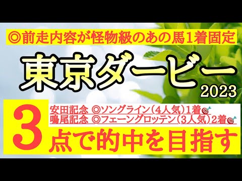 【東京ダービー2023】◎前走が圧巻の内容でここも不動の軸！