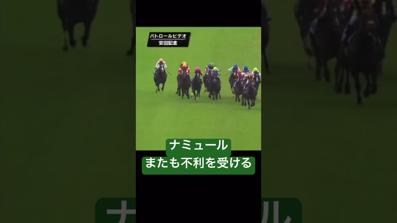 ナミュールまたも不完全燃焼w【安田記念2023】#shorts