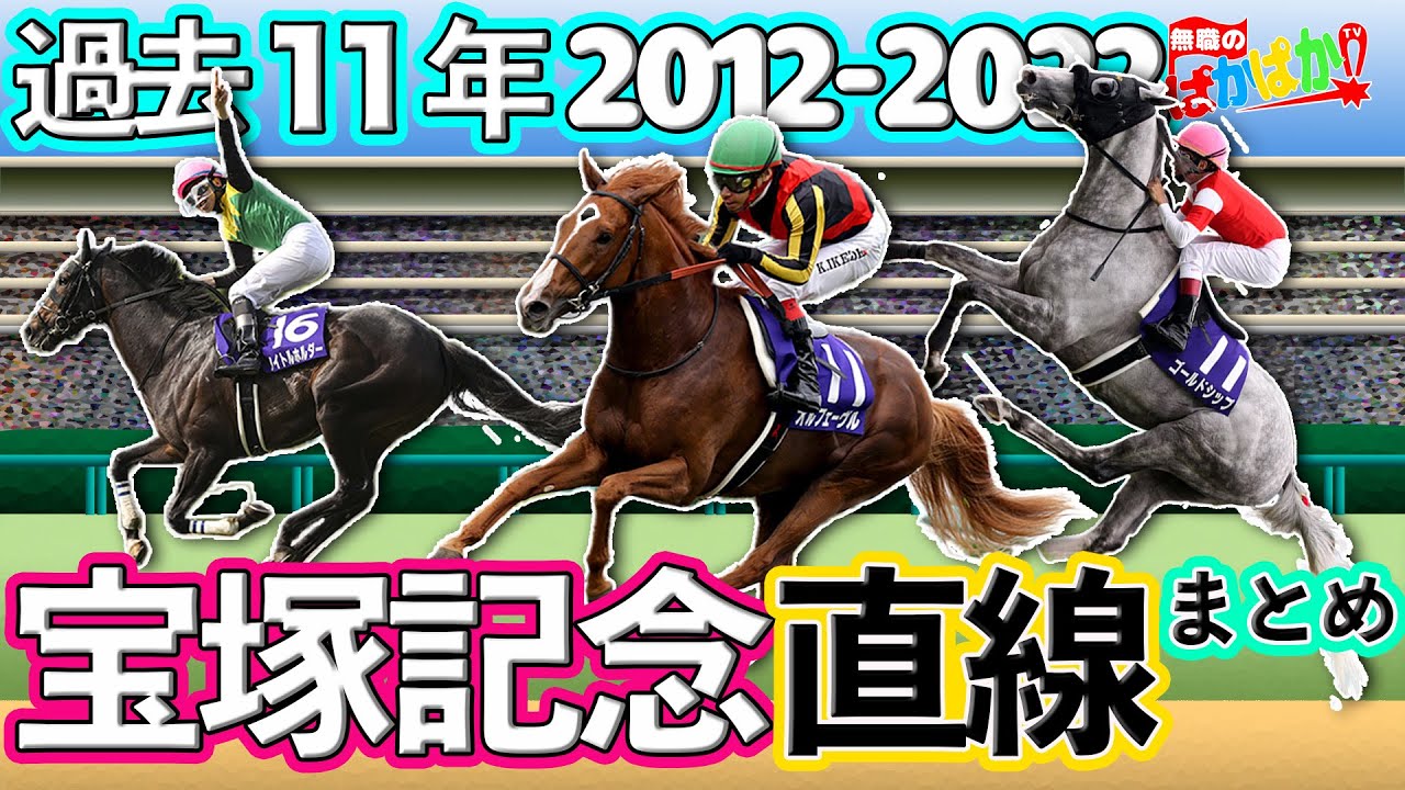 【 宝塚記念 】過去11年 最後の直線まとめ(2012年~2022年)