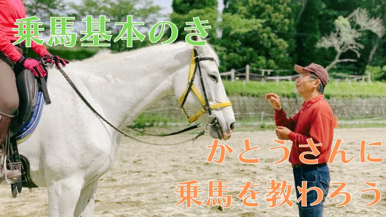 【乗馬教室覗き見】かとうさんから教わる馬に乗る基本のき！