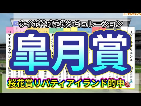 【桜花賞的中🎯】【枠確定後】【皐月賞2023】【予想】【出走馬】【参考】ウイポ枠確定後シミュレーション ソールオリエンス ファントムシーフ トップナイフ フリームファクシ タッチウッド #1946