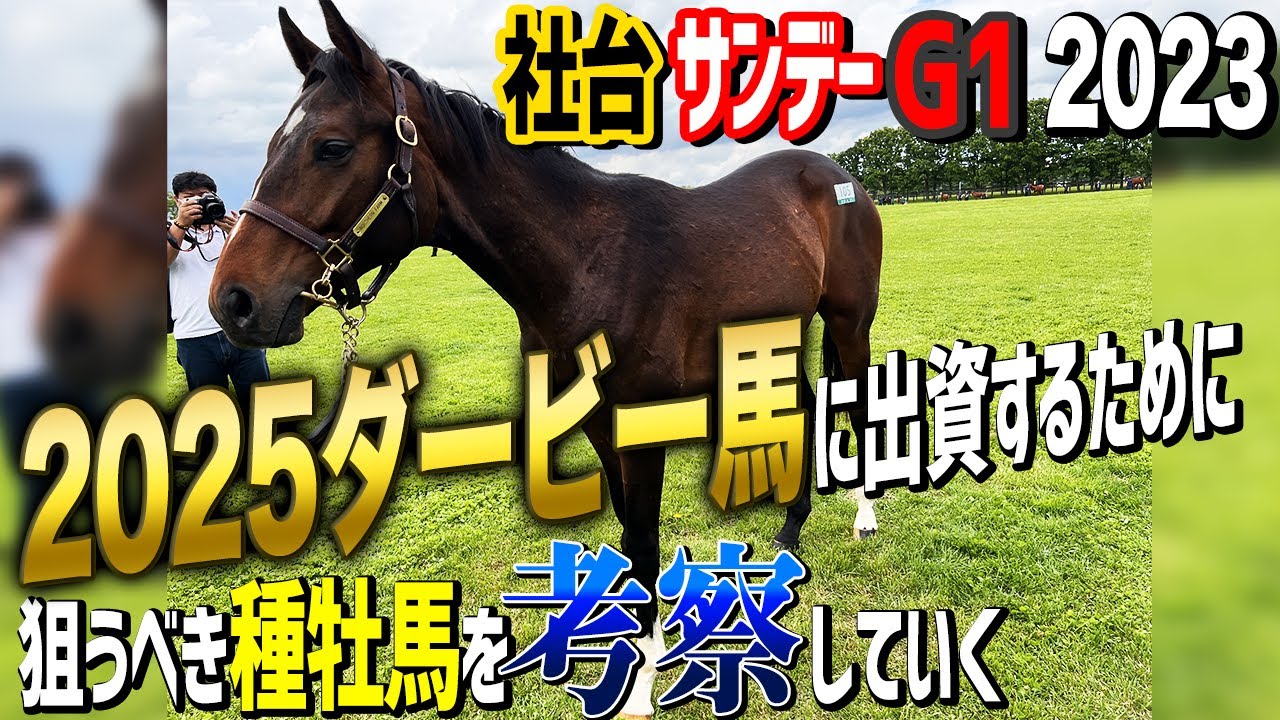 【一口馬主】安田記念と英国ダービーと今週の新馬戦を見て2023社台サンデーG1募集でなに産駒を狙うかちょっと考えた【節約大全】vol.1085