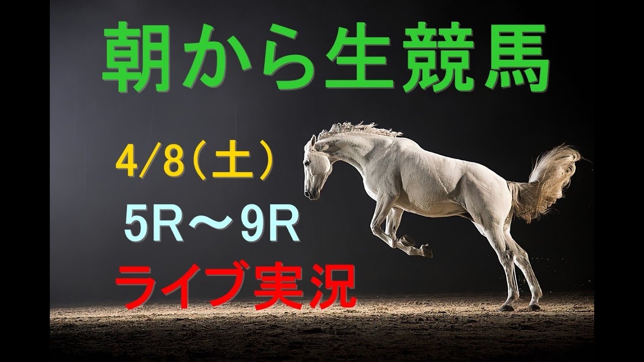 【中央競馬】朝から生競馬　ライブ配信　（福島→阪神→中山）Horse Racing Commentary