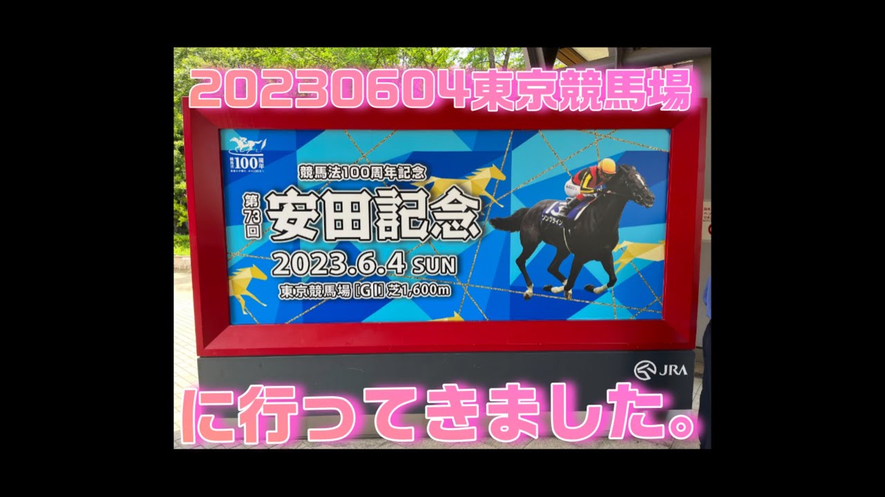 【ﾌｫﾄﾑｰﾋﾞｰ】【競馬】20230604安田記念　@東京競馬場