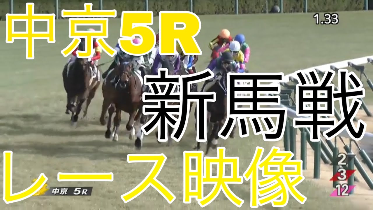 1/5 中京5R新馬戦レース映像