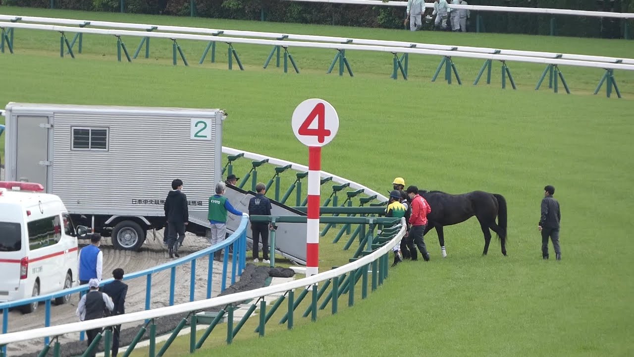 タイトルホルダーに最後まで寄り添おうとする横山和生騎手。２０２３年天皇賞春、レース直前から。現地映像、京都競馬場。