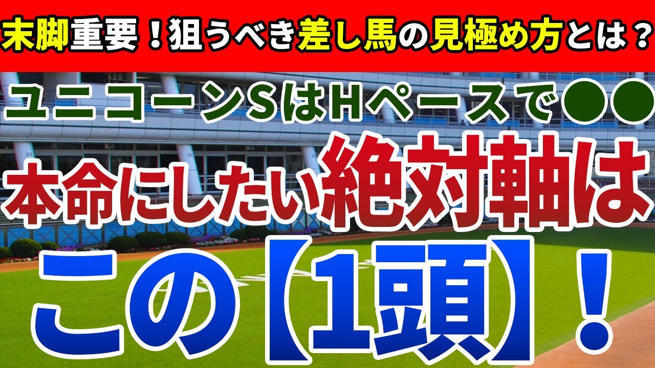 ユニコーンステークス2023【絶対軸1頭】公開！昨年、3連単62万馬券の波乱レース！東京ダートマイルの傾向分析でアノ馬一択