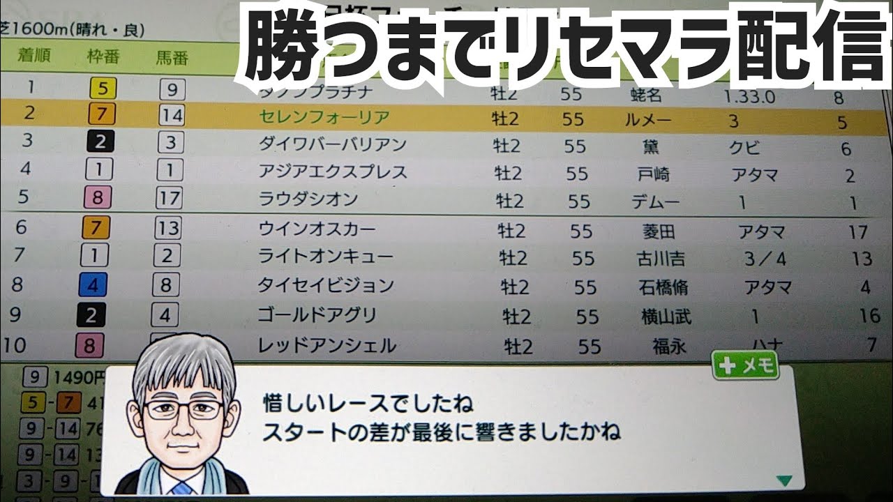 勝つまでループする女のダビスタ初見プレイ　part18