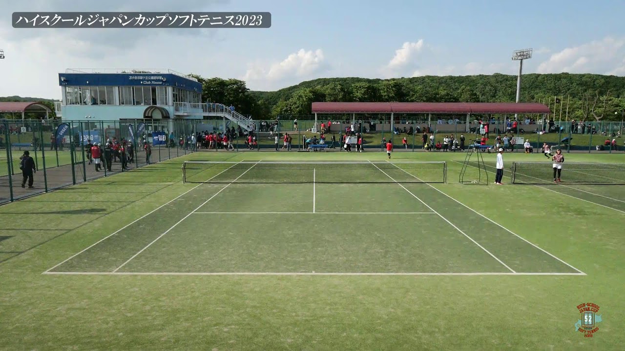 ライブ：ハイジャパ女子ダブルス】１日目第１０コート固定カメラ