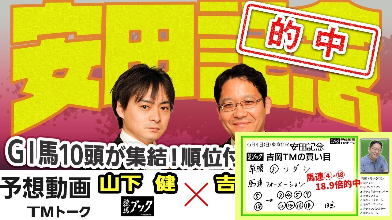 【競馬ブック】安田記念 2023 予想【TMトーク】（美浦）