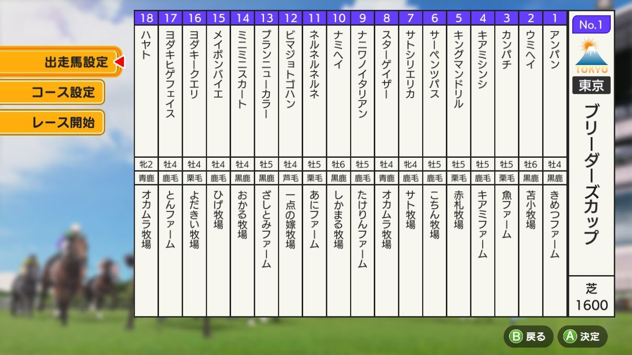 マイルCSコースBC大会30連戦