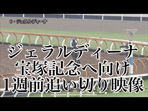 ジェラルディーナ 宝塚記念へ向け1週前追い切り映像