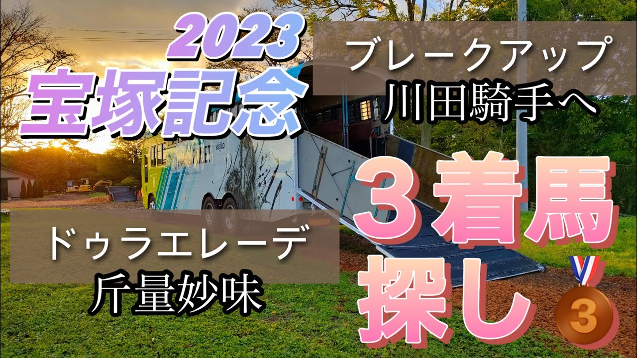 🎯【３着馬を探せ】宝塚記念 2023