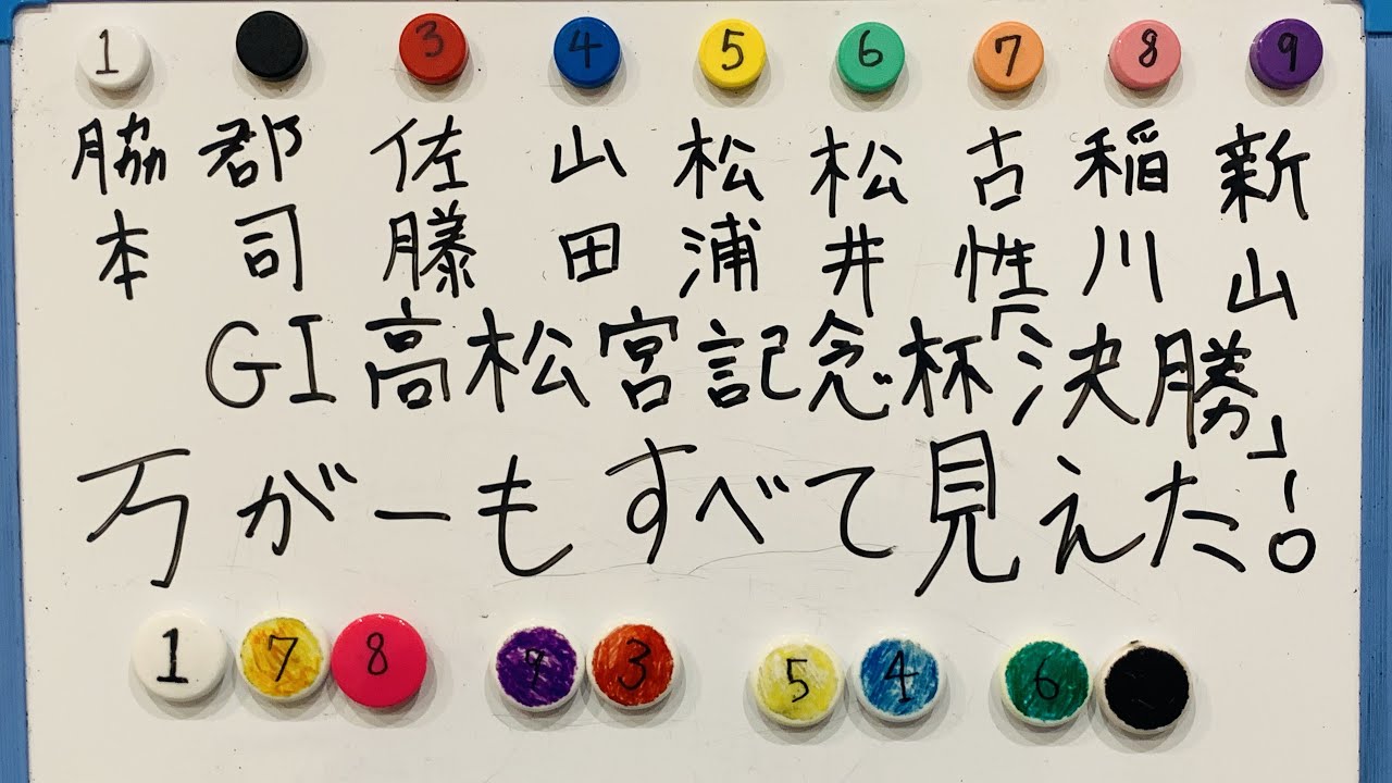 【競輪予想】G I高松宮記念杯決勝をプロ予想家（自称）がすべての展開を読んで人生捲る車券を発表！！