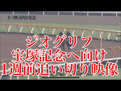 ジオグリフ 宝塚記念へ向け1週前追い切り映像