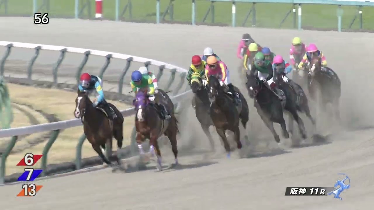 2023 04 01 阪神11R ポラリスステークス(OP) オメガレインボー(藤岡佑介)