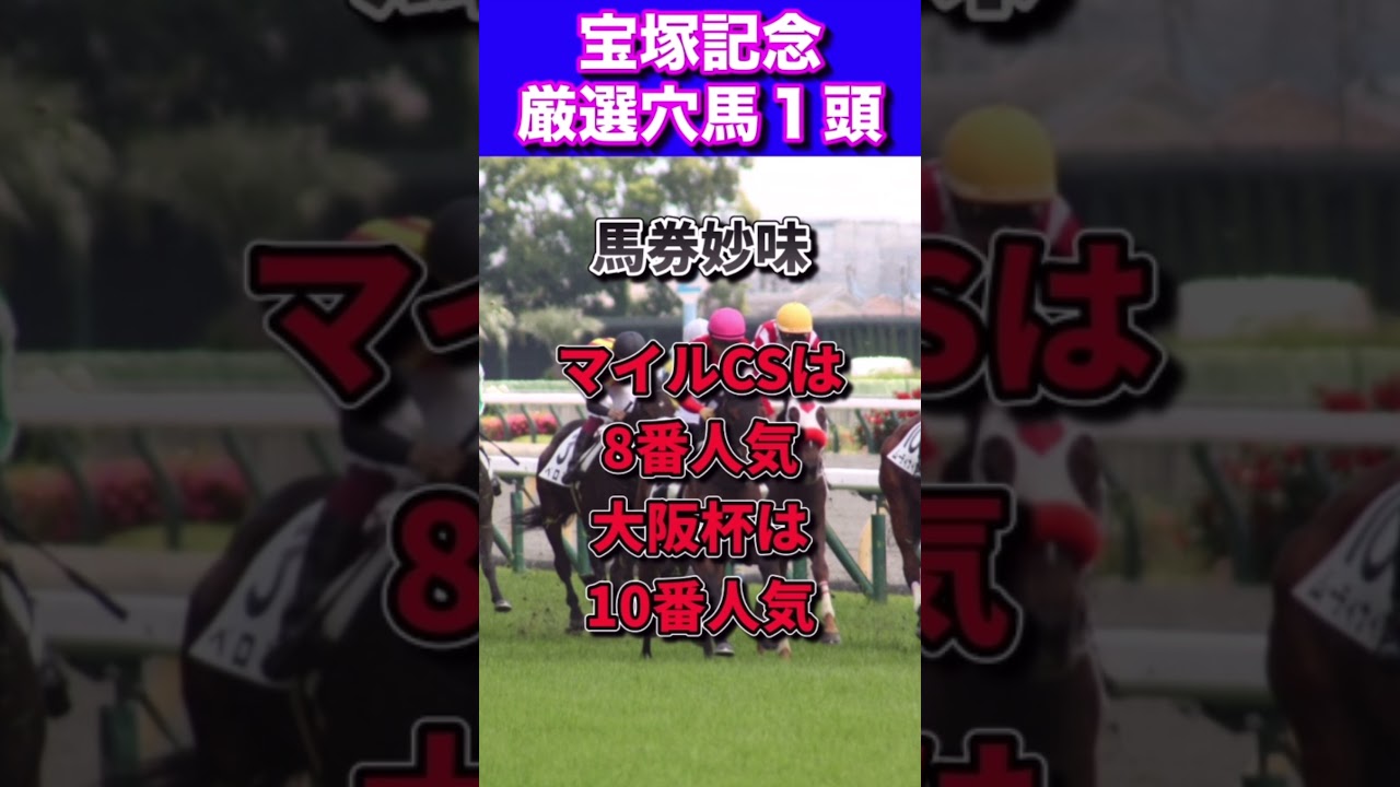 【宝塚記念2023厳選穴馬1頭】先週サンライズジーク7人気2着推奨🔥