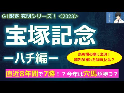 【宝塚記念2023＜ハチ編＞】ある条件の該当馬は直近8年間で驚異の7勝！今年は穴馬が該当！～他の古馬G1の結果が宝塚記念の好走に関連＆良馬場で出現する偏った傾向とは？～