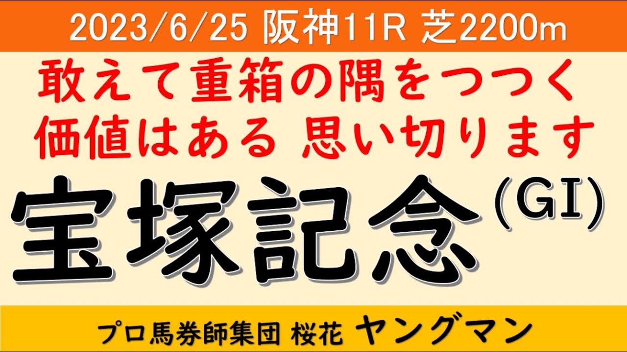 【宝塚記念2023】ヤングマン氏のレース予想！世界ランク堂々1位のイクイノックスが登場！！注目を集めるが本当に付け入る隙はないのか？注目の春のグランプリ