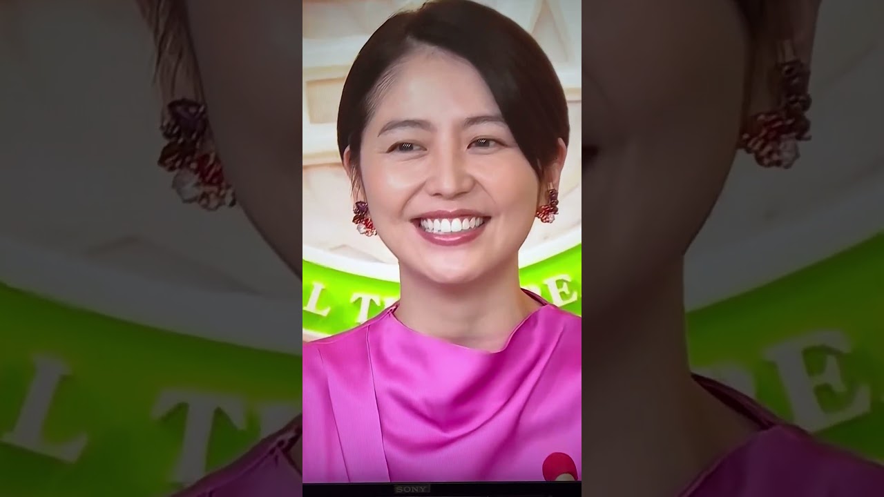 長澤まさみがエリザベス女王杯の表彰式のプレゼンターの意気込みを語る。美しすぎる！ 2022年11月13日 #長澤まさみ