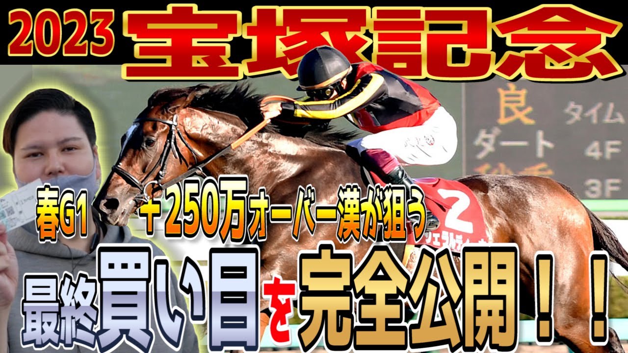【買い目公開】+250万漢の宝塚記念の枠順確定後最終結論編！【宝塚記念2023】【競馬予想】【イクイノックス】【ジェラルディーナ】