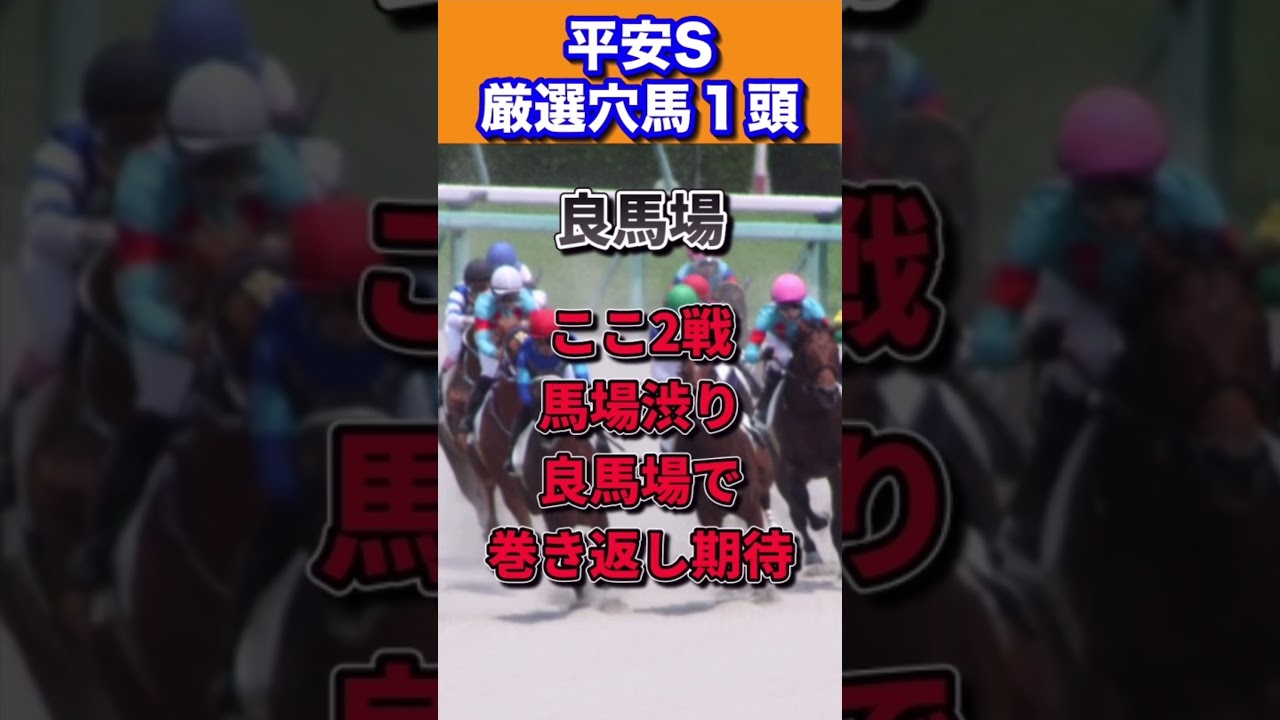 【平安ステークス2023厳選穴馬1頭】先週ダディーズビビッド6人気3着🔥