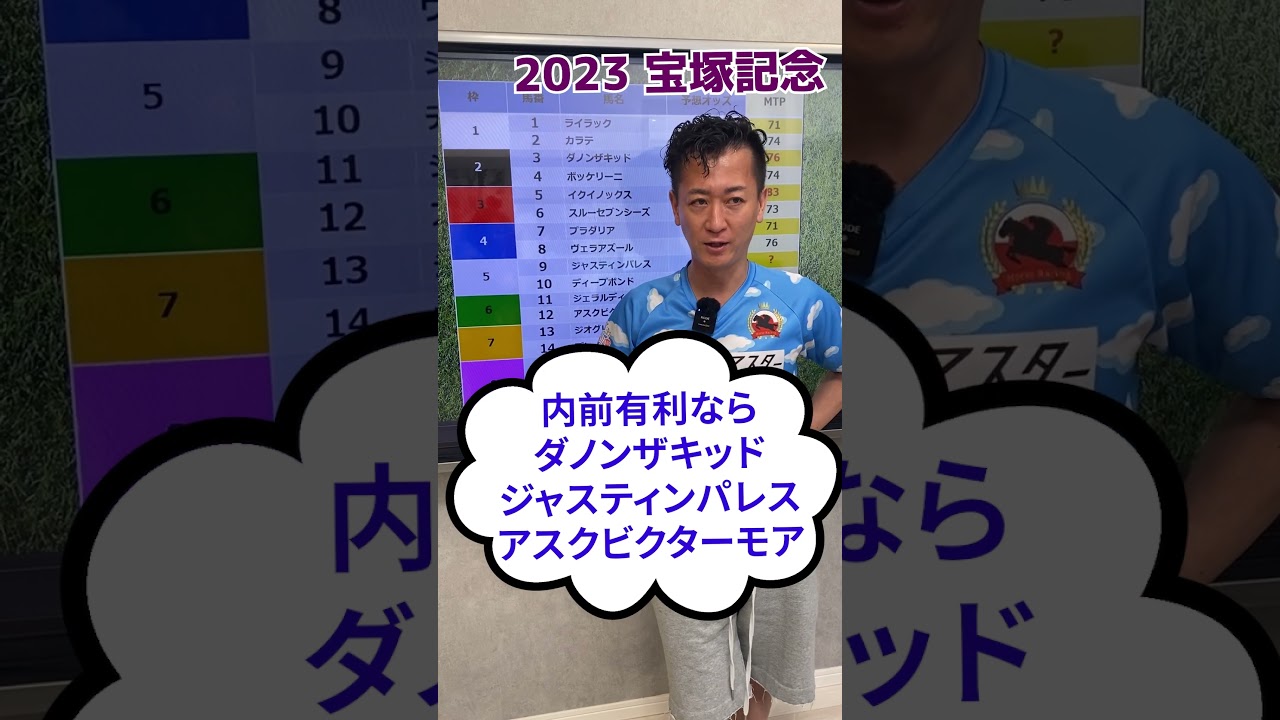 宝塚記念のワンポイント予想