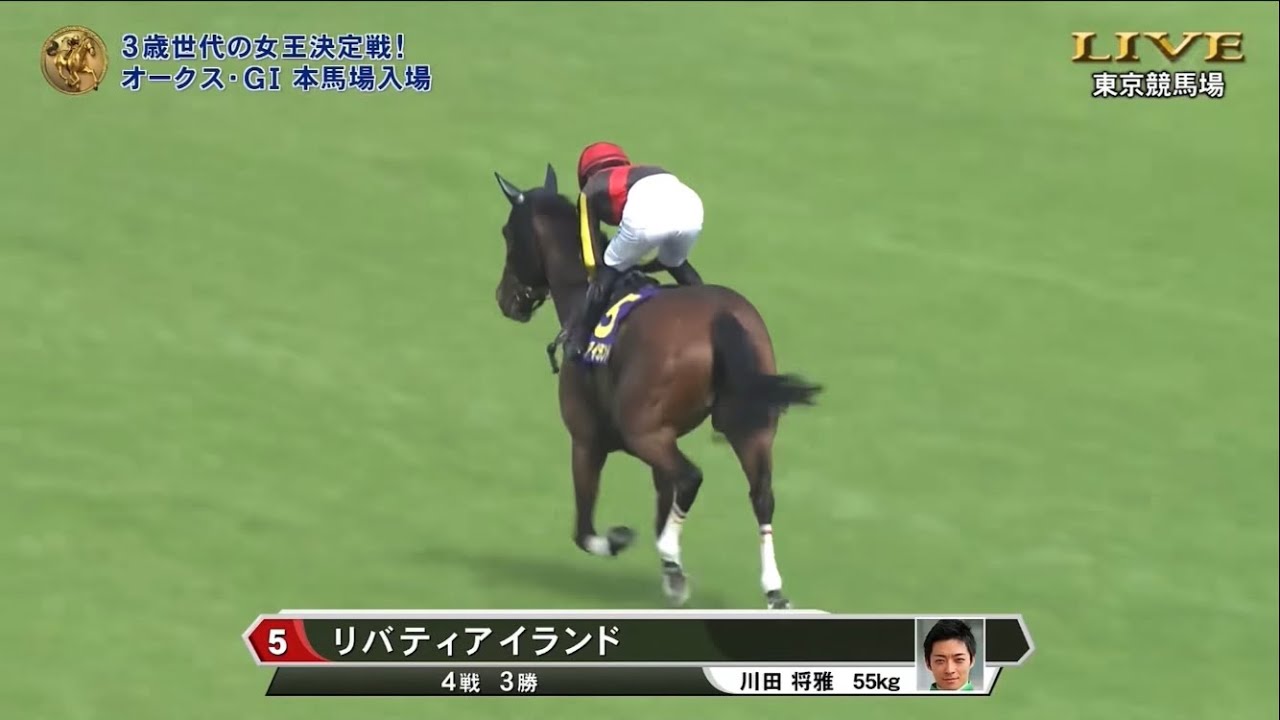 2023第84回優駿牝馬　本馬場入場