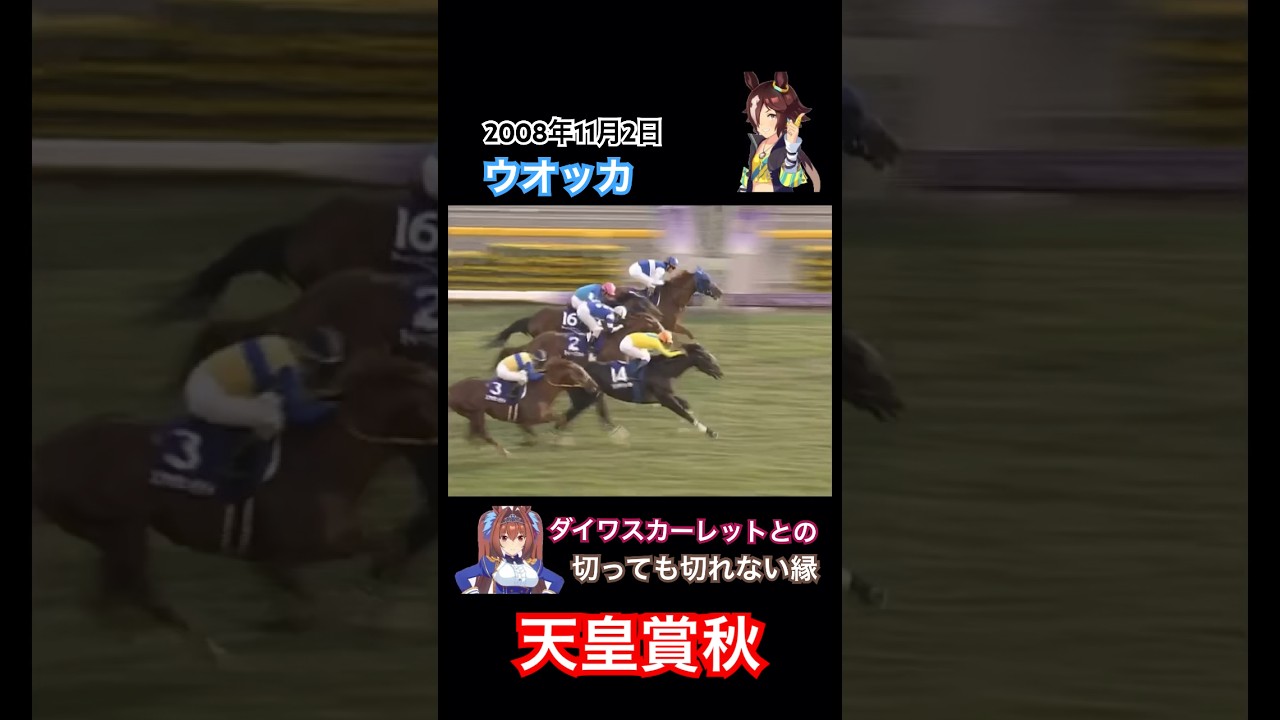 【ウマ娘】ウオッカ　ダイワスカーレット　レース映像　天皇賞秋