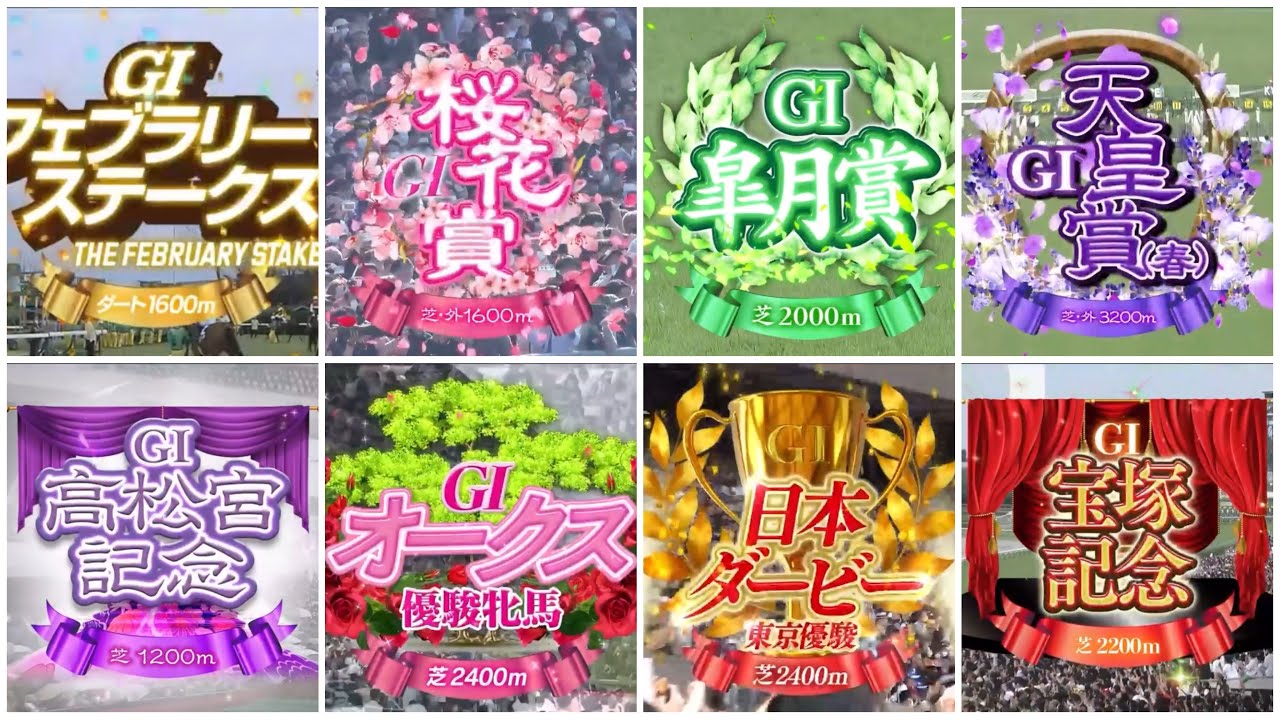 【2023年上半期】中央競馬GⅠファンファーレ集