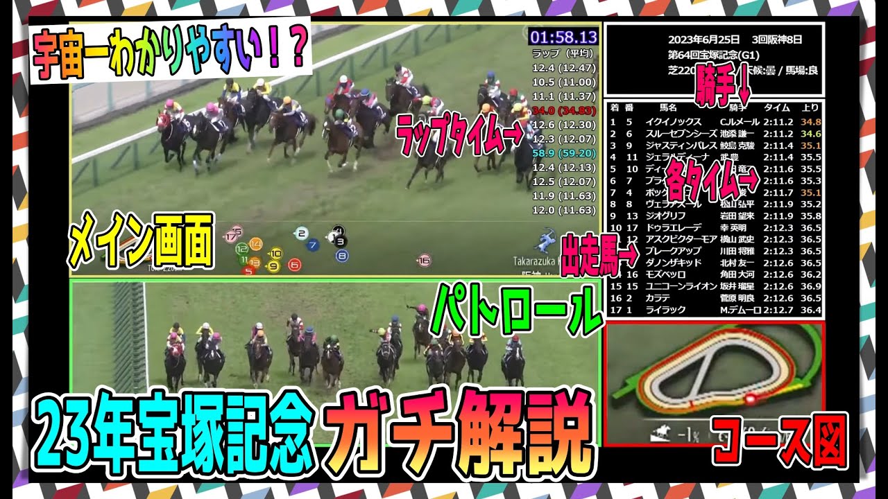 【youtube限定動画】宇宙一わかりやすい2023年宝塚記念解説【biimシステム】
