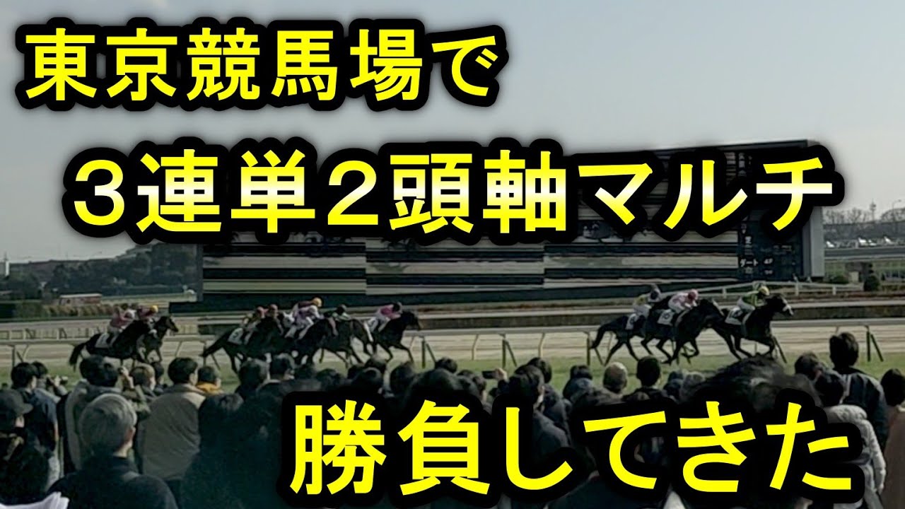 【競馬】東京競馬場で3連単2頭軸マルチ相手5頭勝負するつもりがまさかの展開に…