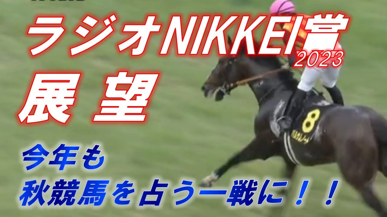 ラジオNIKKEI賞2023　展望　今年も粒揃い‼　秋へ飛躍する馬は…⁉　元馬術選手のコラム【競馬】