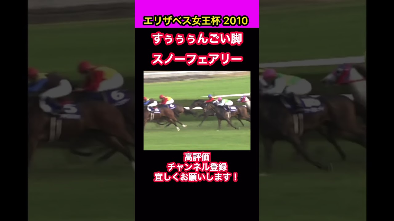 【競馬】エリザベス女王杯2010、すぅぅぅんごい脚、スノーフェアリー #shorts #short #エリザベス女王杯 #スノーフェアリー #競馬