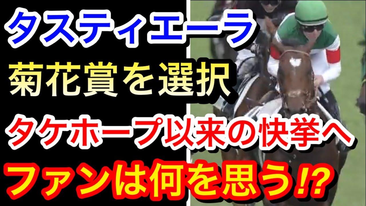 【菊花賞2023】タスティエーラは二冠を目指すことが決定！ファンは何を思う！？