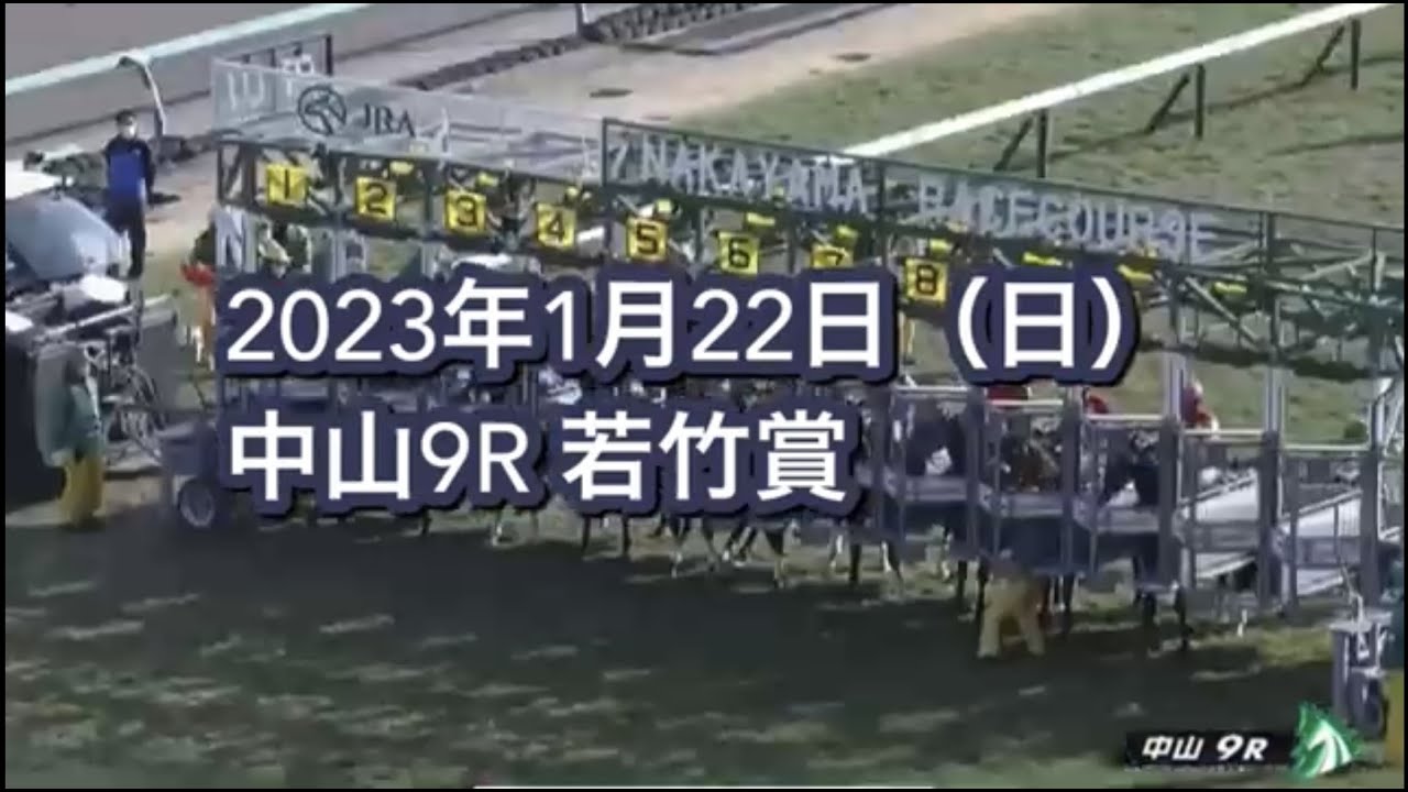 2023年1月22日（日）中山9R 若竹賞レース映像【パクスオトマニカ】