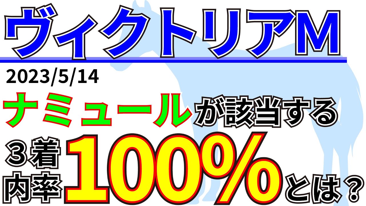 【ヴィクトリアM2023】人気馬は苦戦する...？1枠は連対無し...？先週の結果&データ&有力馬情報&予想