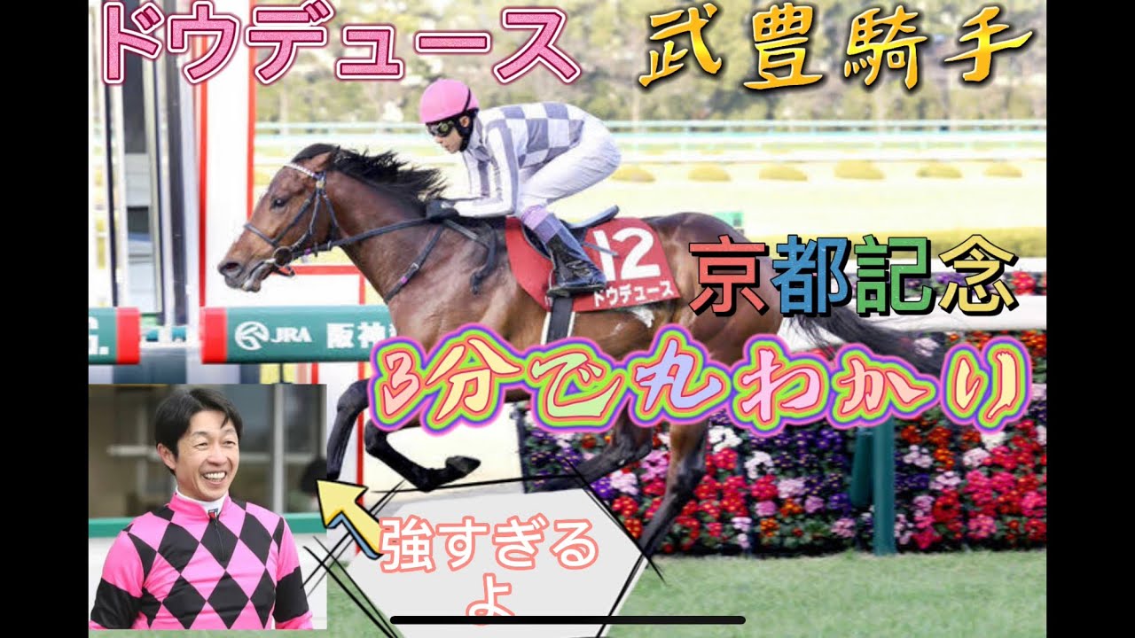 京都記念 ドウデュース返し馬から武豊騎手のインタビューまで全まとめ