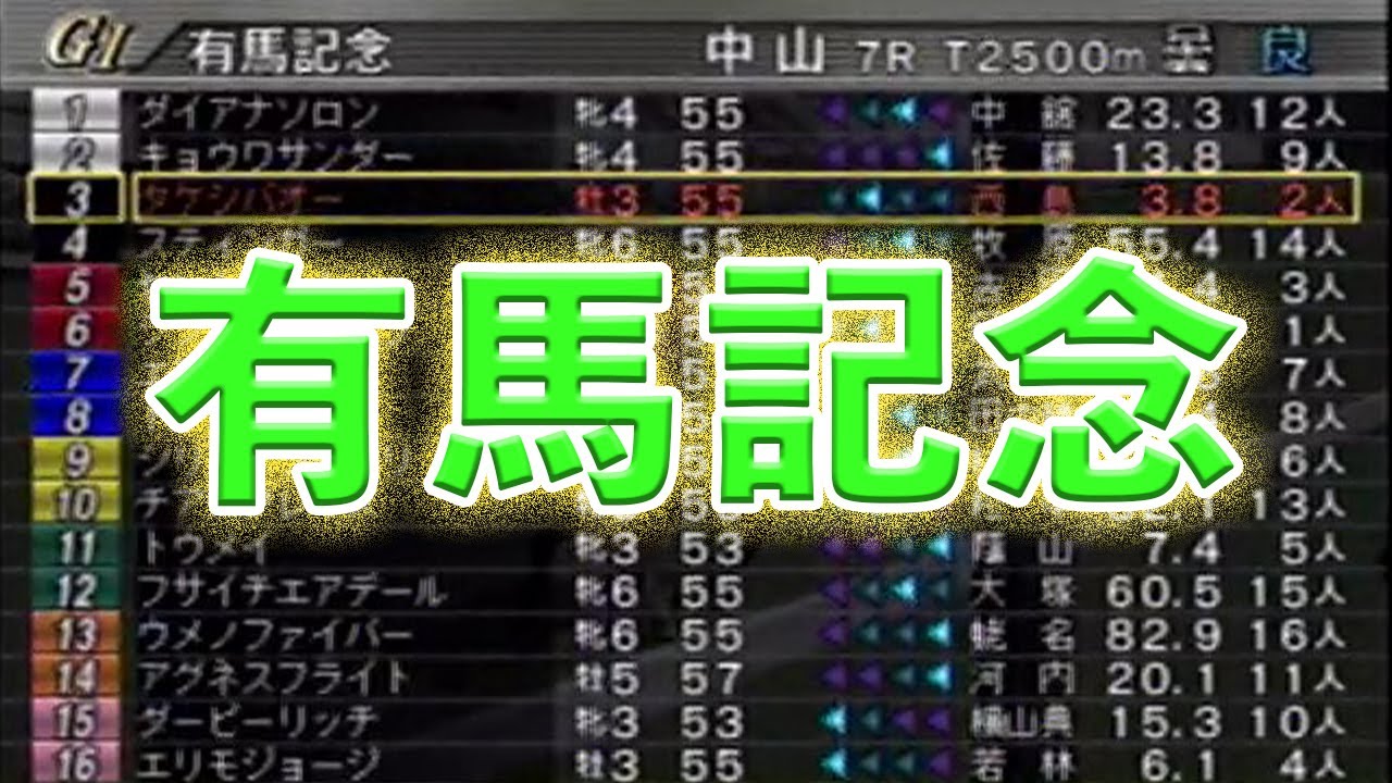 【G1ジョッキー２】＃３９　有馬記念！！！年間大賞の発表もあります！