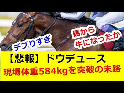 【悲報】ドウデュース、現場体重584kgを突破した結果、、、武豊がポロリ暴露ｗｗｗ【競馬の反応】
