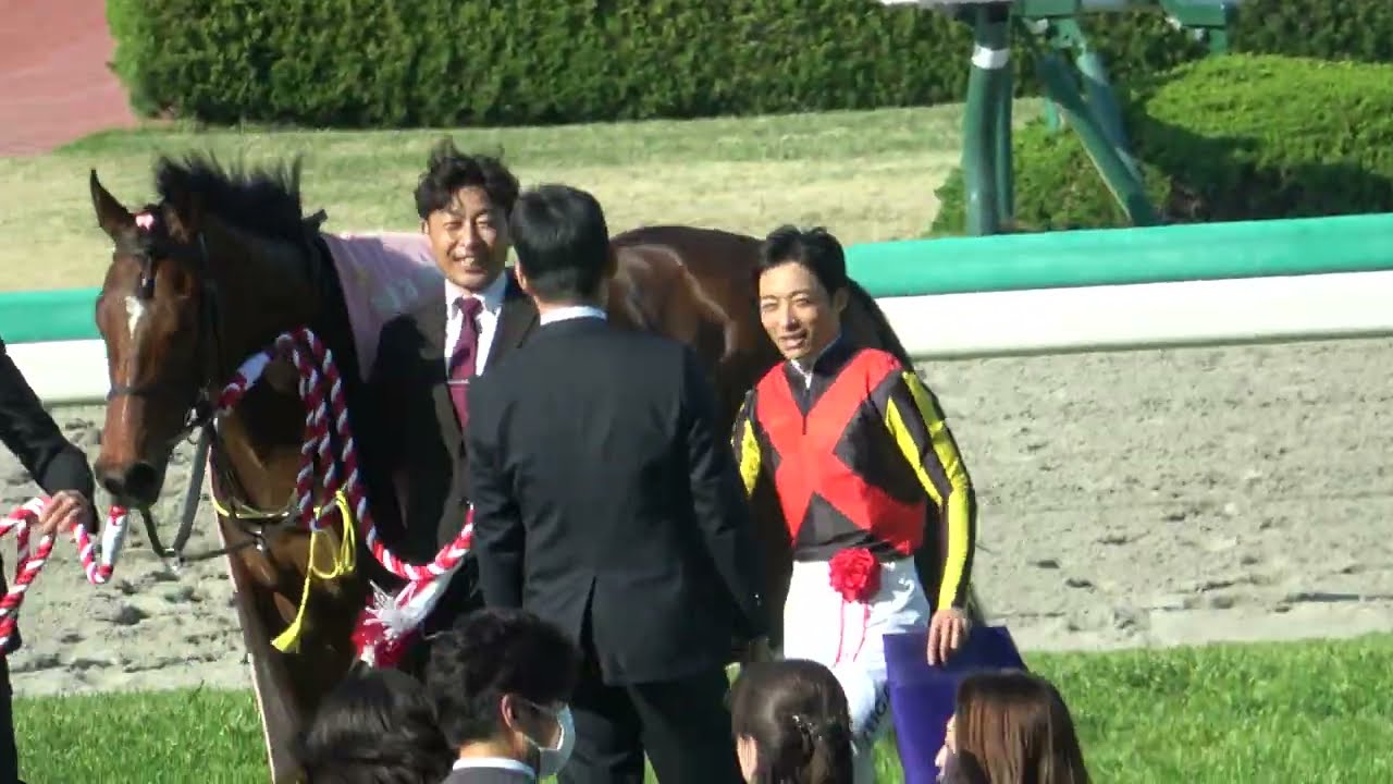 【桜花賞2023】 口取り～表彰式～川田将雅勝利インタビュー 現地映像 リバティアイランド