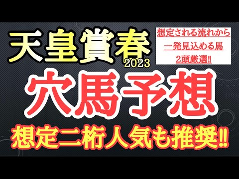 【天皇賞春2023】穴馬予想！出走メンバーから想定される流れで激走しそうな2頭を厳選し公開！想定二桁人気の馬も！