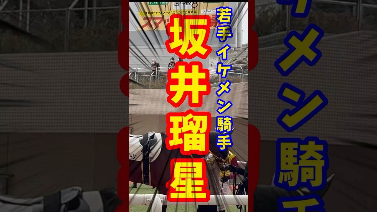 【競馬】坂井瑠星 騎手 パドック映像【阪神競馬場】【パドック】