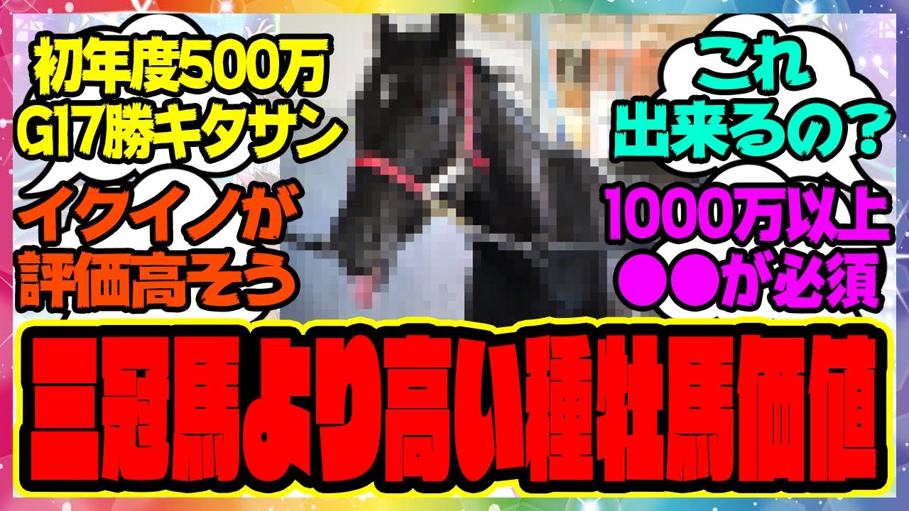 『三冠馬より高い種牡馬価値を得る方法』に対するみんなの反応集 まとめ ウマ娘プリティーダービー レイミン 競馬
