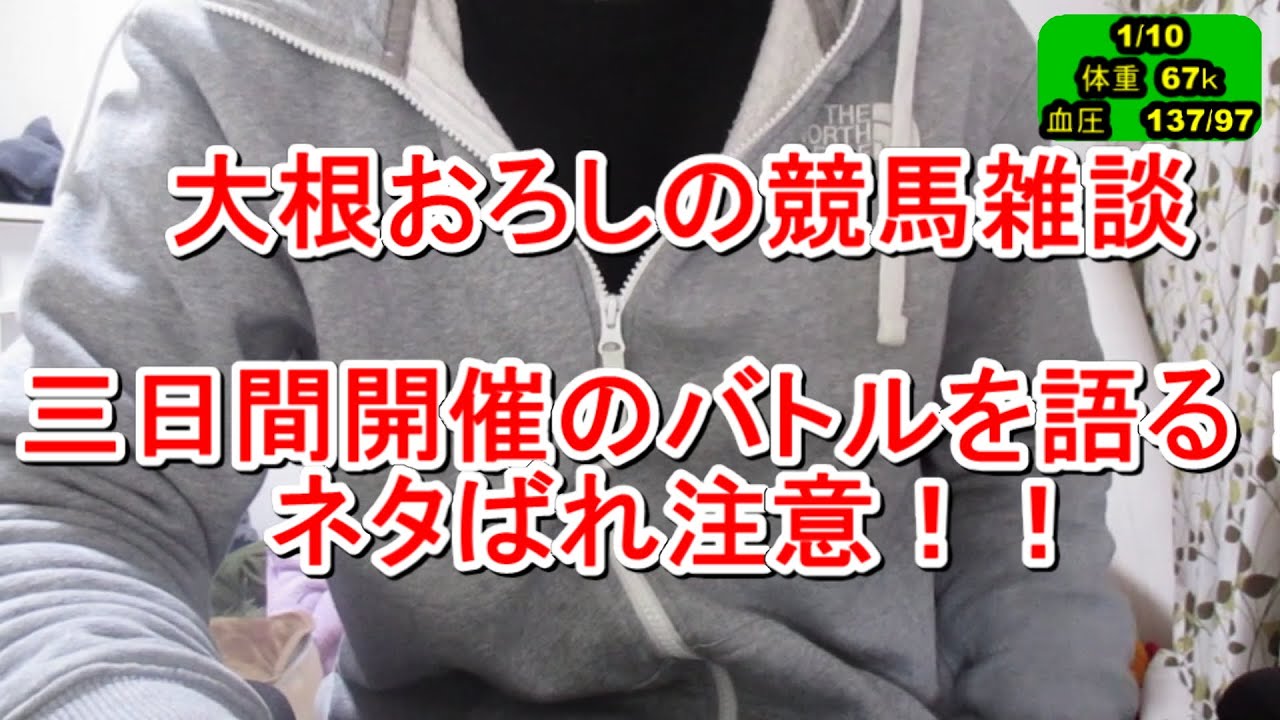 【競馬雑談】お正月明けの三日間開催を振り返る