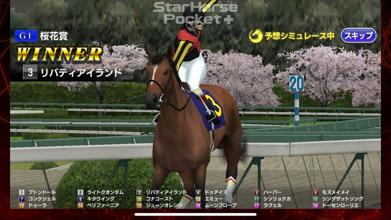 桜花賞2023良馬場想定全ペースシュミレーションレース集