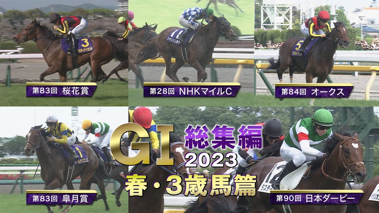 【JRA上半期GⅠを一気に振り返る】GⅠ総集編2023　春・3歳馬篇 | JRA公式