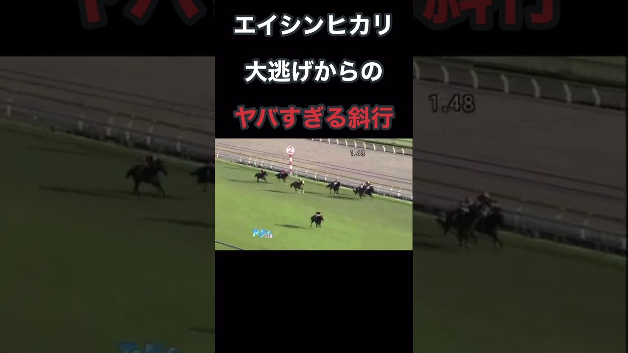 エイシンヒカリ大逃げからのヤバすぎる斜行